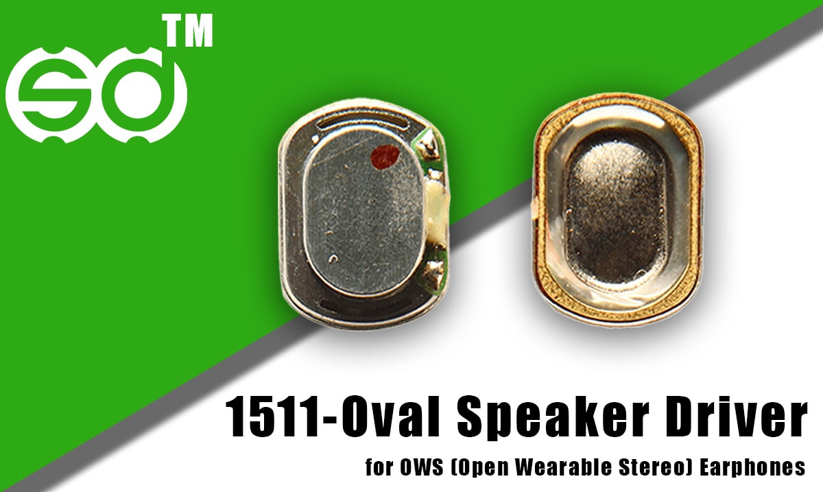 1511 Speaker Driver for OWS Wireless Earphones