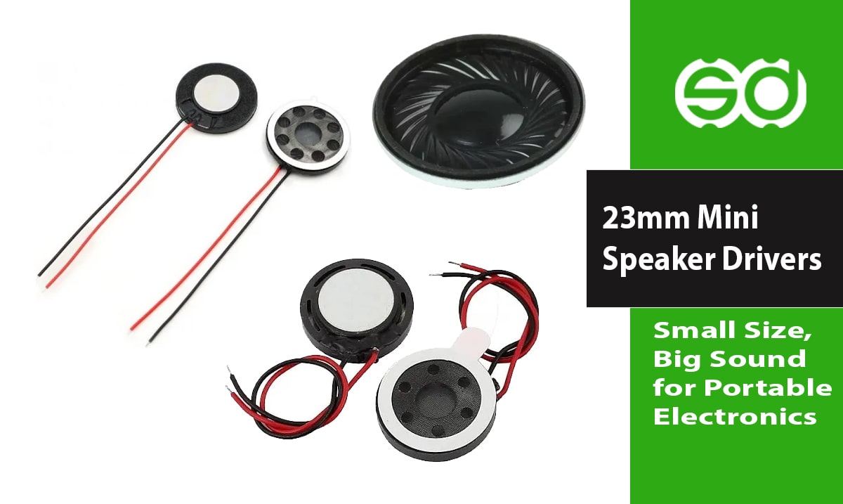 23mm Mini Speaker Drivers: Small Size, Big Sound for Portable Electronics