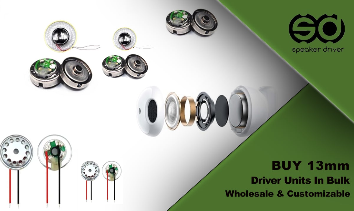 Buy 13mm Earphone Driver Units in Bulk – Wholesale & Customizable