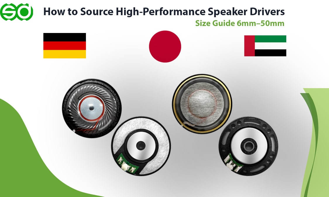 How to Source High-Performance Speaker Drivers in Germany, UAE, and Japan: Size Guide 6mm–50mm