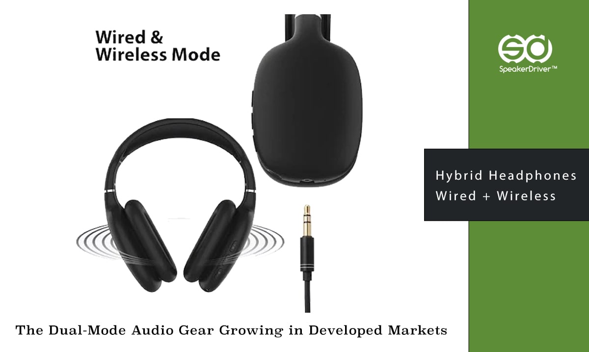 Hybrid Wired + Wireless Headphones: The Dual-Mode Audio Gear Growing in Developed Markets