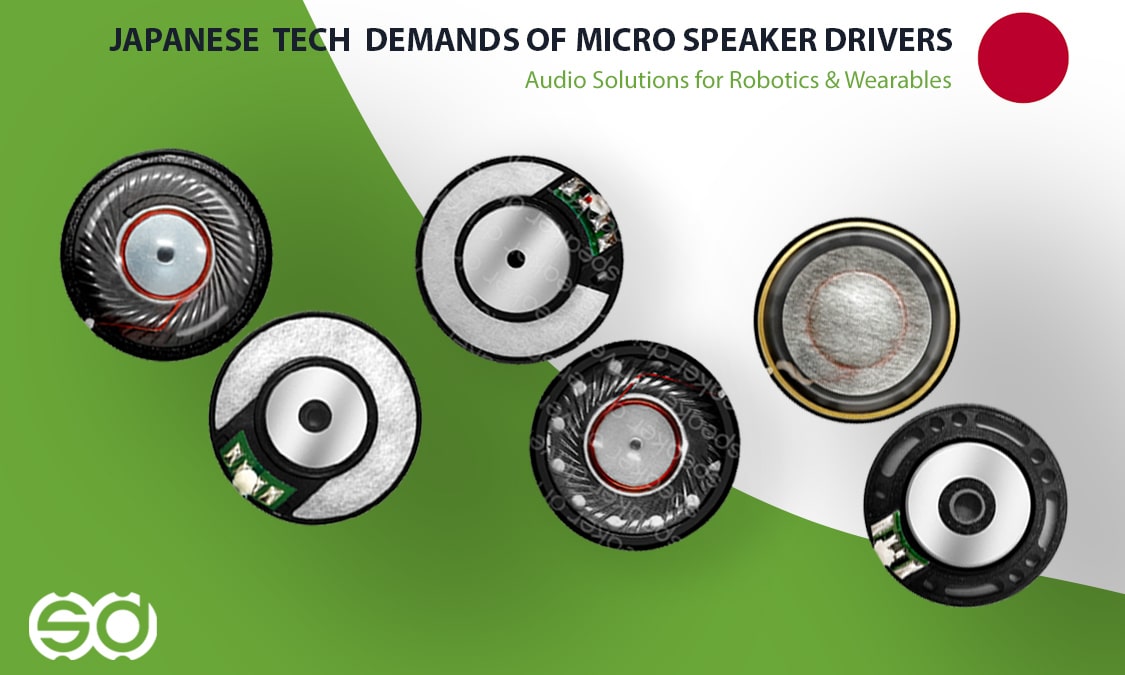 Japanese Tech Demands Micro Speaker Drivers: 6mm–20mm Audio Solutions for Robotics & Wearables