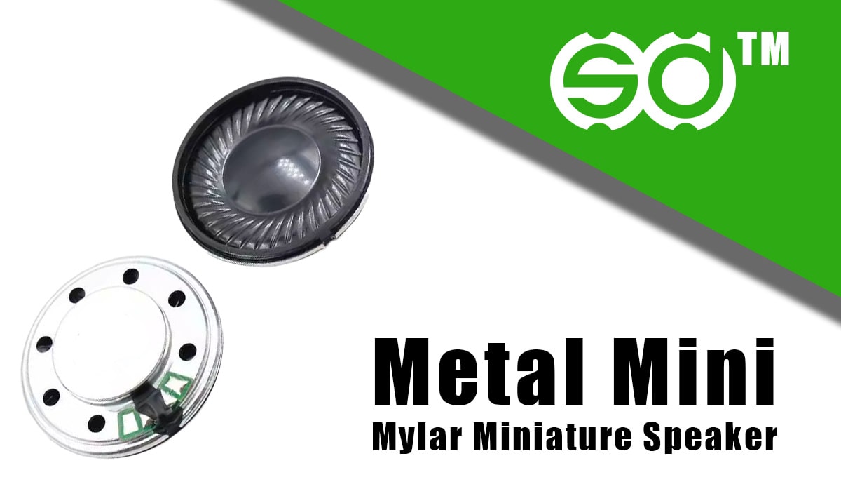 Metal Mini Mylar Miniature Speaker