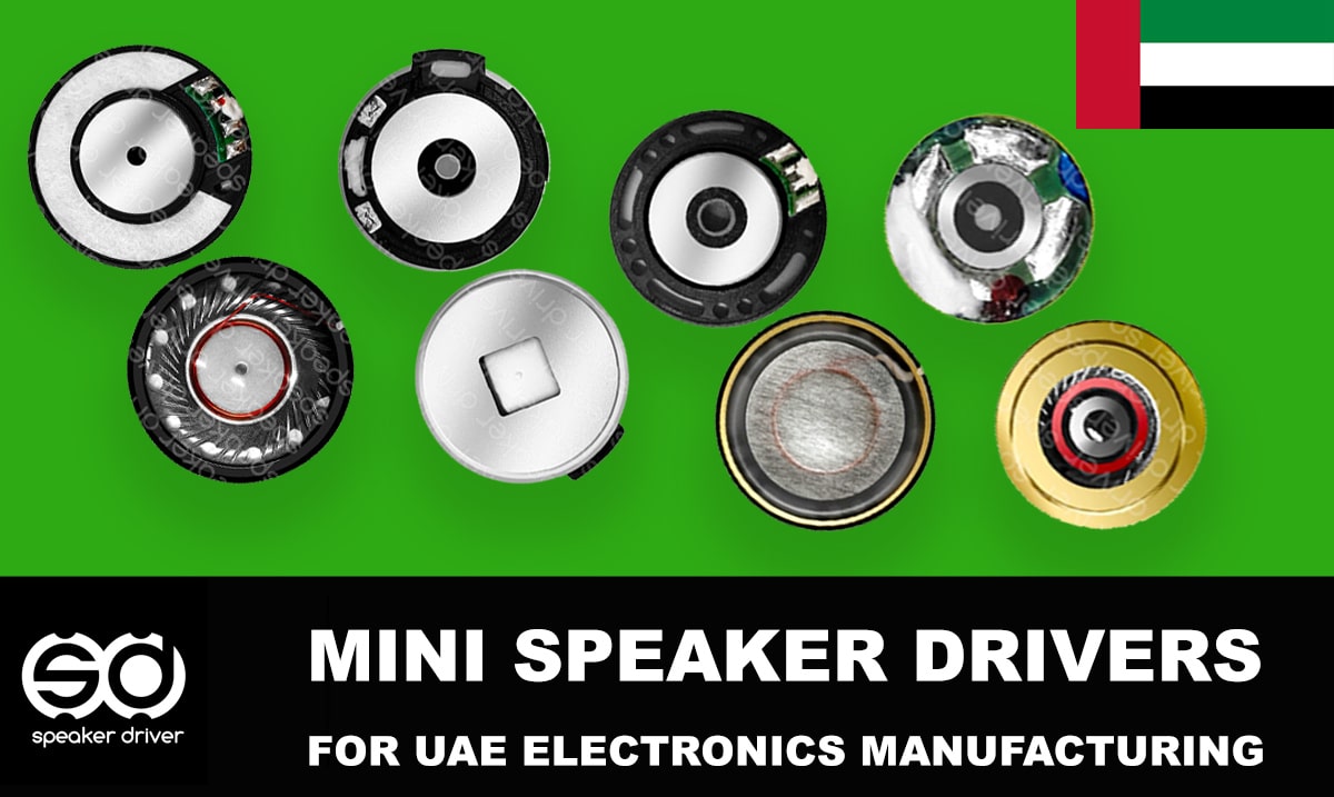 Mini Speaker Drivers for UAE Electronics Manufacturers: Compact Power from 6mm, 10mm, 13mm to 50mm