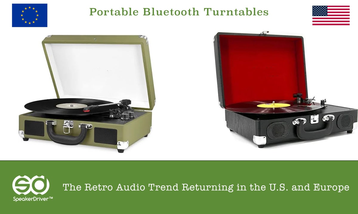 Portable Bluetooth Turntables: The Retro Audio Trend Returning in the U.S. and Europe