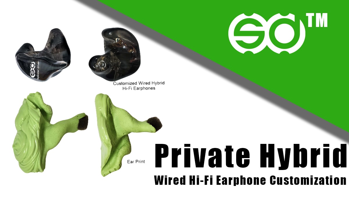 Private Hybrid Wired Hi-Fi Earphone Customization
