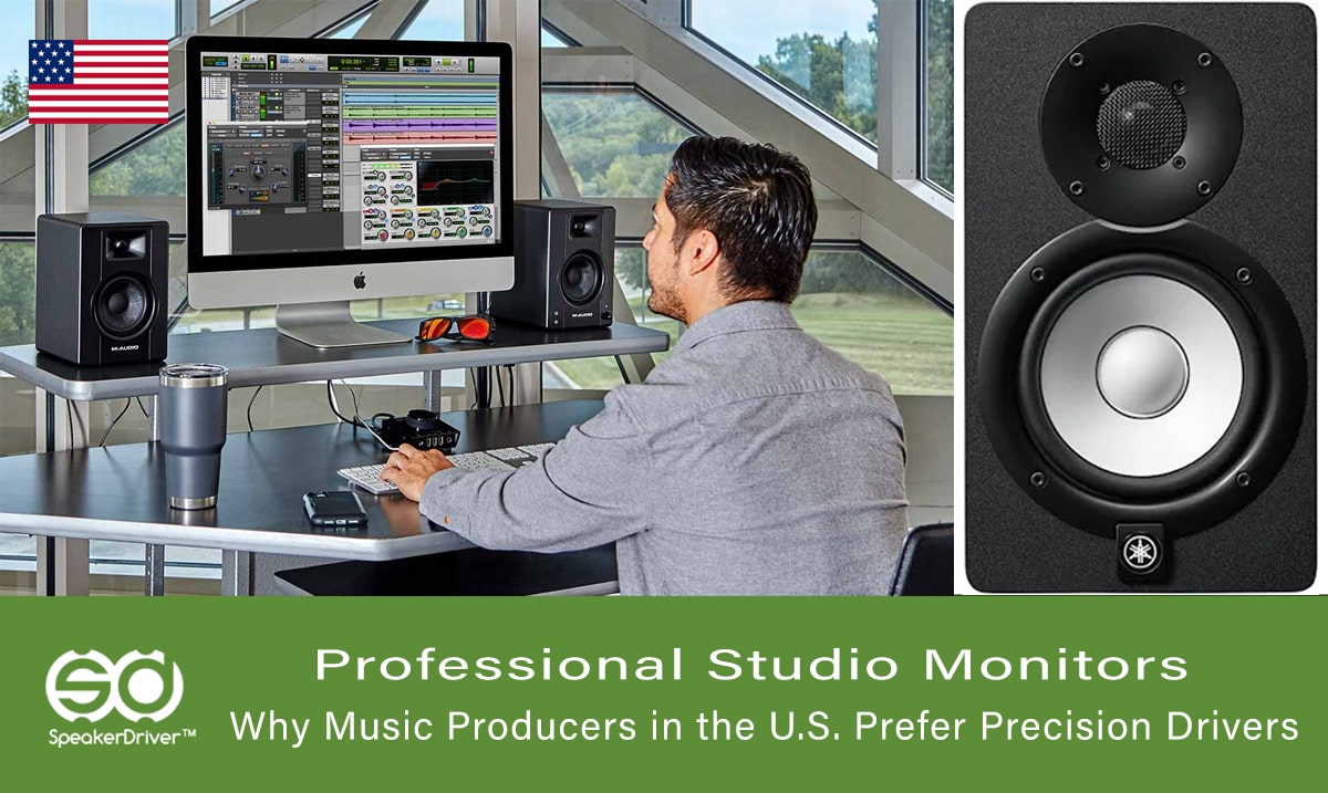 Professional Studio Monitors: Why Music Producers in the U.S. Prefer Precision Drivers