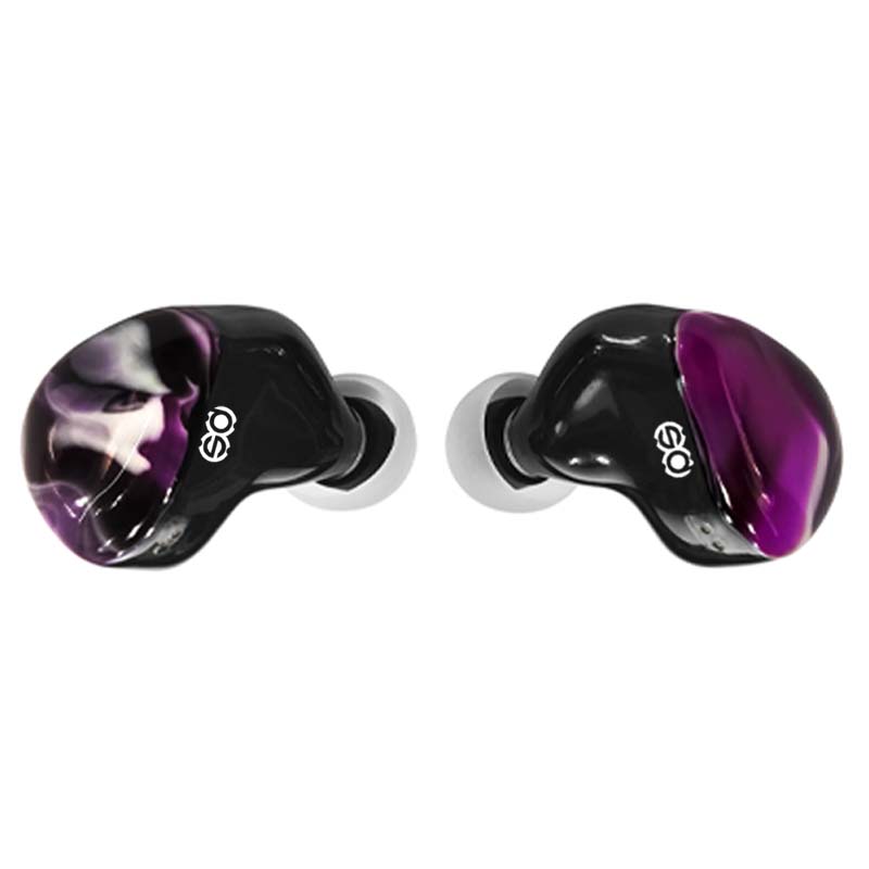 HY-135 3D Printed Hybrid HiFi Wired Earphones | 10mm Dynamic + 4BA + Bone Conduction