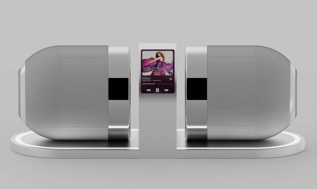 SD-BTP205W200 Premium Smart Bluetooth Speaker with Touchscreen, Triple Driver & Dual Extreme Bass™